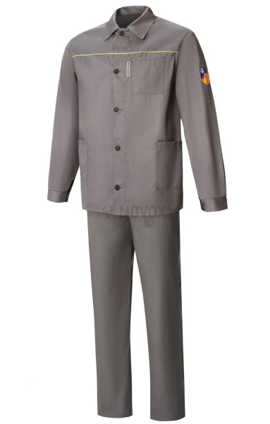Костюм "Труд" рабочий ( эконом ), куртка, брюки, темно-серый