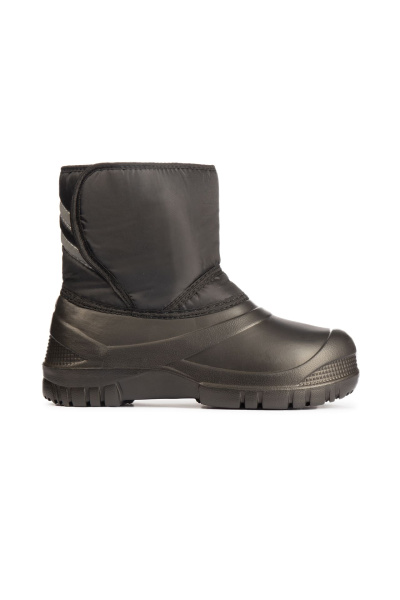 Сапоги комбинированные текстиль/ЭВА модель  утепленные черные