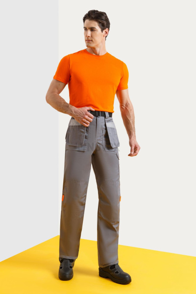 Брюки "Профессионал" темно-серые со светло-серым