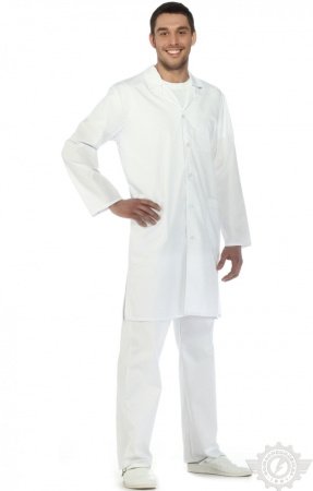 Халат "Сервис" мужской белый