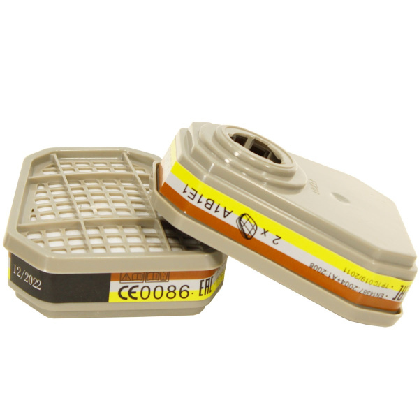 Фильтр для защиты от паров орган. веществ (t>65°С) и неорг. кислых газов BAIANDA 5711 A1B1E1 (2 шт.)