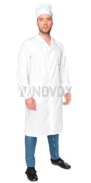 Халат "Классический" мужской, белый