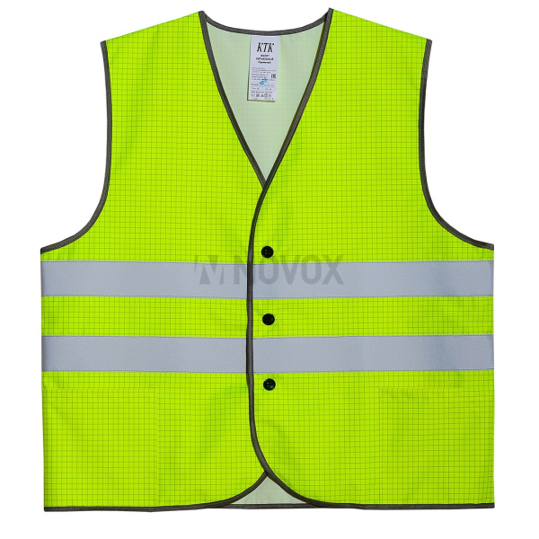 Жилет сигнальный огнестойкий Прометей СОП-2 (тк.Полиэфир,250) тип-3, лимонный