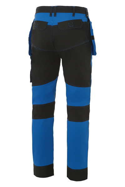 Брюки ГРАНД василек/черные