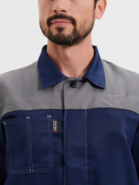 Костюм "Легион" (куртка+п/к) синий+серый