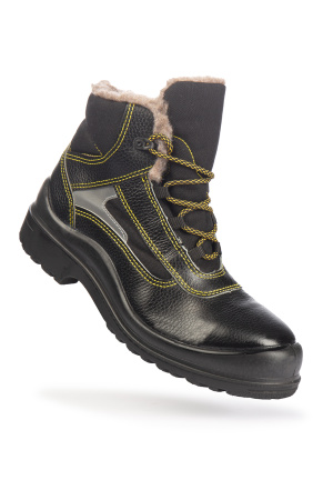 Ботинки мужские утепленные арт. С117, шерсть, КП, КС, ПУ/Нитрил