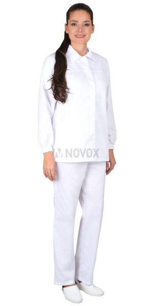 Костюм "ВАЛЕНСИЯ" женский белый