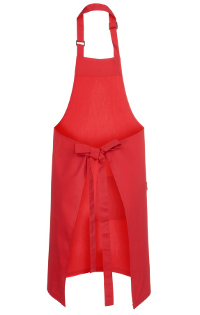 Фартук HORECA (ХОРЕКА) с нагрудником red (красный)