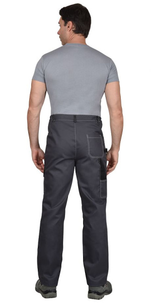 Брюки "Фаворит-Мега" серый с черным