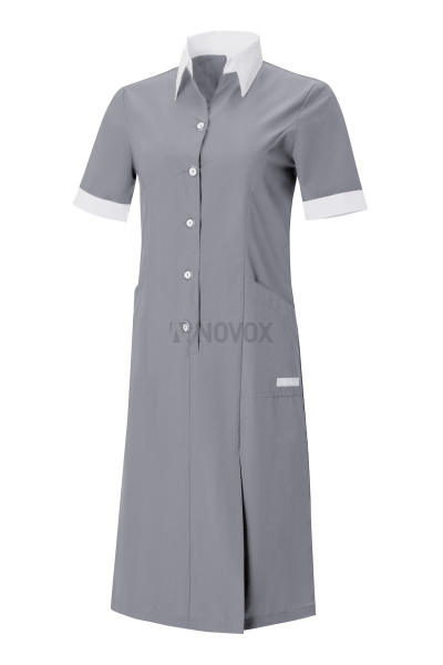 Комплект GRACE (Грейс) (халат и передник) светло-серый