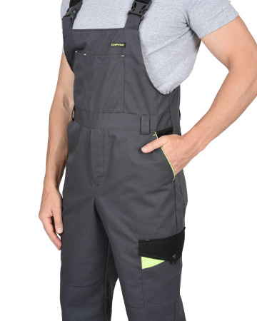 Полукомбинезон "ХОВАРД", т.серый