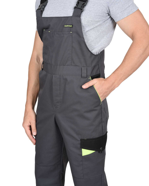 Полукомбинезон "ХОВАРД", т.серый