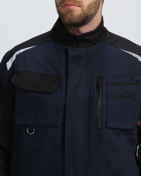Куртка Милан NEW CH МВО (тк.Смесовая,270), т.синий/черный
