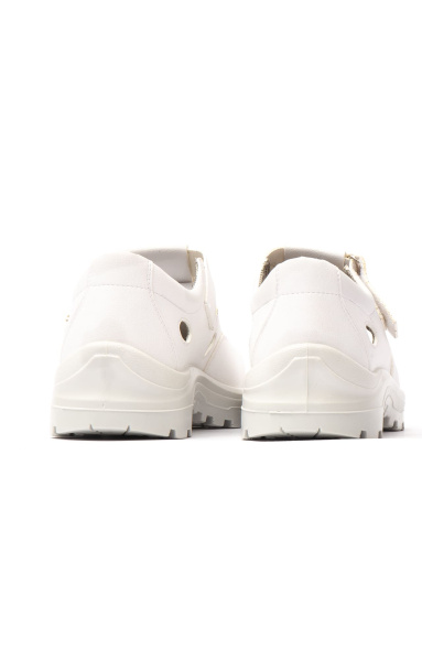 Полуботинки (сандалии) АЛМИ с перфорацией арт 80302 011600 МИНПРОМТОРГ МП, ПУ, белый