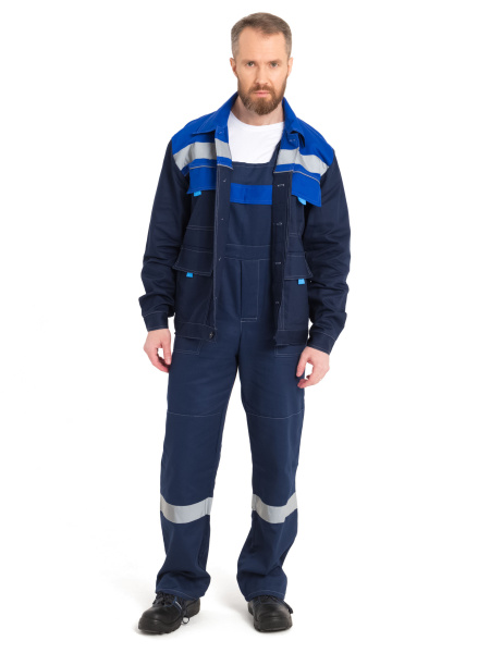 Костюм "Нова" куртка+п/к, тк.САРЖА, цв.син/вас