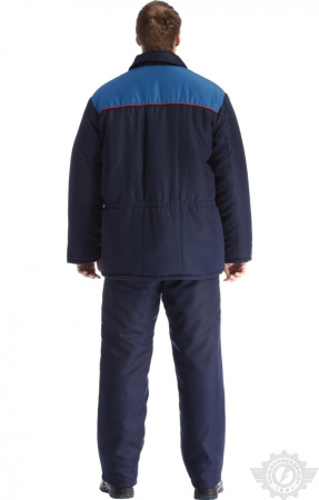 Костюм зимний "Дон", куртка, брюки, т.синий/василек
