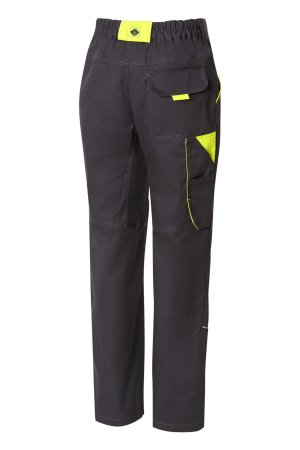 Костюм НЭКСТ (NEXT), куртка с отстегивающимися рукавами, брюки, графит/лимонный