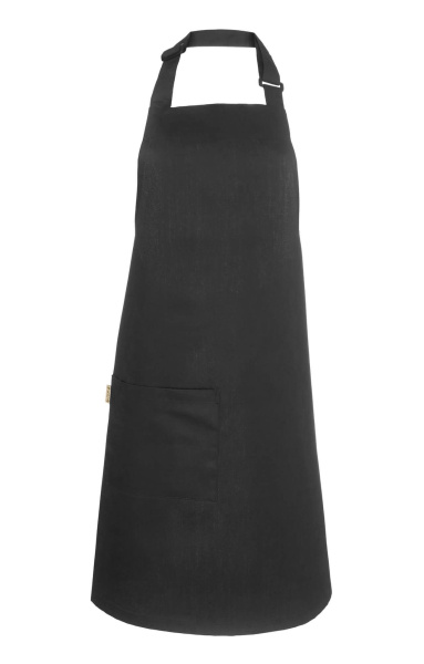 Фартук HORECA (ХОРЕКА) с нагрудником black (черный)