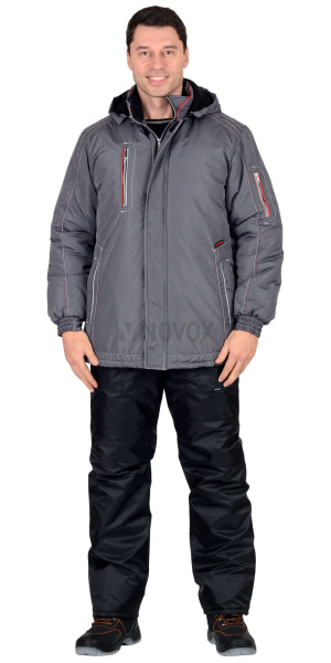 Куртка зимняя "АЛЕКС", серый