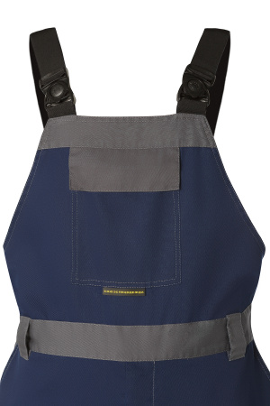 Полукомбинезон ТЕЙКЕР Проф темно-синий/темно-серый