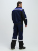 Костюм Виват-1 Премиум CH МВО (тк.Смесовая,240) брюки, т.синий/черный/васильковый