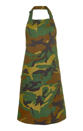 Фартук HORECA (ХОРЕКА) с нагрудником camouflage green (камуфляжный зеленый)