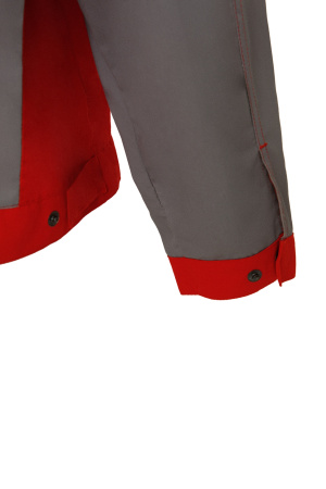 Костюм "STATUS" NEW 2 (Статус), куртка, п/к, т.серый красный