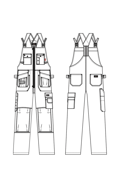 Полукомбинезон Union Space (ЮНИОНСПЕЙС) темно-синий