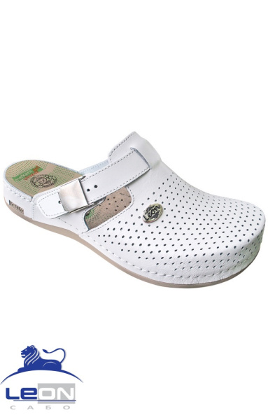 Сабо "Leon" ("Леон") женские белые