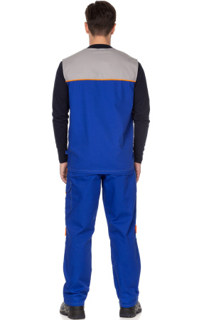 Жилет "Профессионал" василек светло-серый