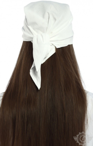 Косынка х/б белая