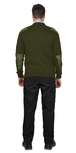 Джемпер форменный олива