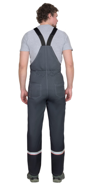 Полукомбинезон "РОДОС" темно-серый с черным