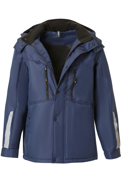 Куртка КОТКРУТ (KOTKRUT) трансформер утепленная т.синяя