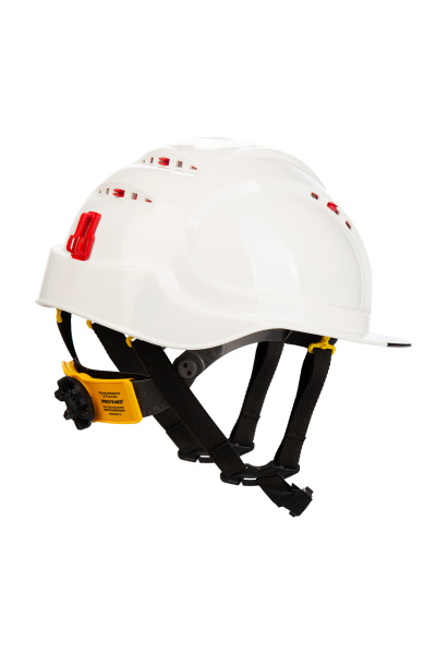 Каска РОСОМЗ АБСОЛЮТ ПРЕСТИЖ с храповым механизмом, белая, арт. 783717