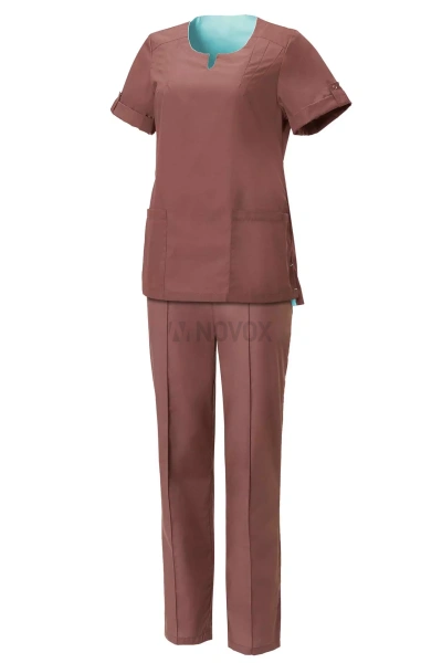 Костюм LINDRED GVENN (ЛИНДРЕД ГВЕНН) короткий рукав женский шоколадный