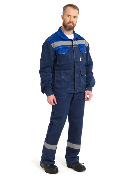 Костюм "Нова" куртка+п/к, цв. син./вас.