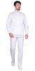 Костюм "СИЦИЛИЯ" мужской белый, воротник стойка