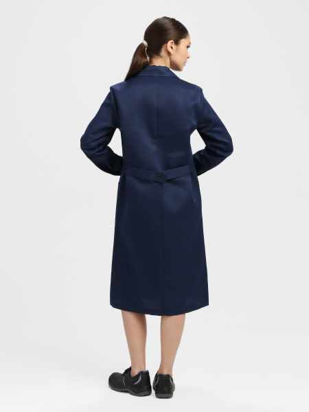 Халат женский Легион (тк.Смесовая,210), т.синий/васильковый