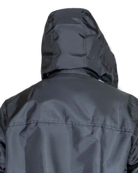 Куртка "Пикник" демисезон. укороченная (тк. Оксфорд 140) черная, на подкладке флис