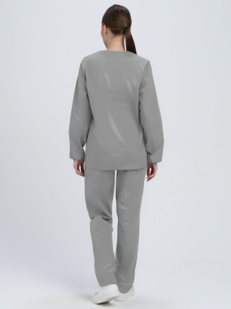 Костюм женский ХАССП-База (тк.ТиСи,120), серый