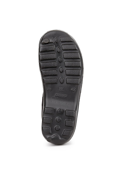 Галоши ЭВА садовые с надставкой цвет черный