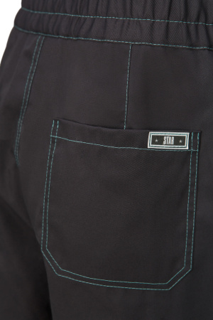 Костюм STAR (Стар) женский, куртка, брюки, графитовый мятный