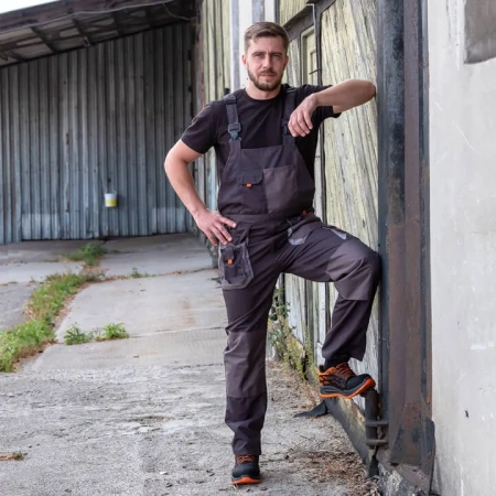 Полукомбинезон PROTONE LIGHT, серый/т.серый/оранжевый