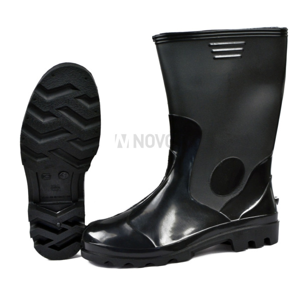 Сапоги ПВХ - Лайт мужские черные