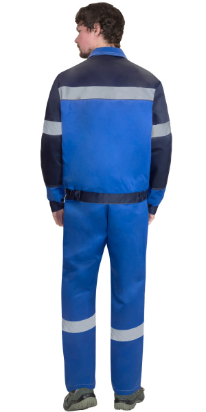 Костюм ЛЕГИОНЕР куртка кор., п/к, васильковый с синим и СОП