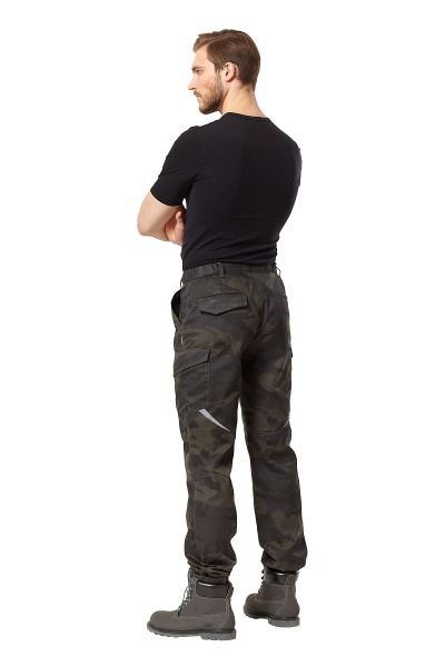 Брюки-джоггеры мужские летние "Axel" камуфляжные цвет хаки