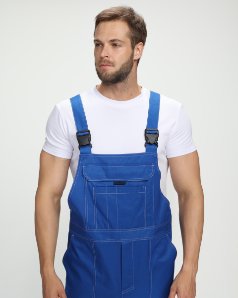 Костюм Строй-2 CH МВО (тк.Смесовая,280) п/к, васильковый/т.синий