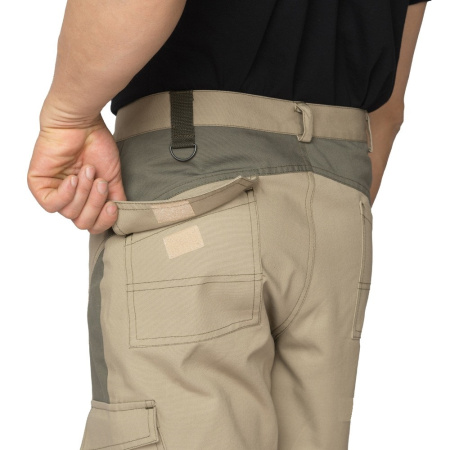 Костюм мужской "Suomi" бежевый/олива премиум (куртка и брюки)