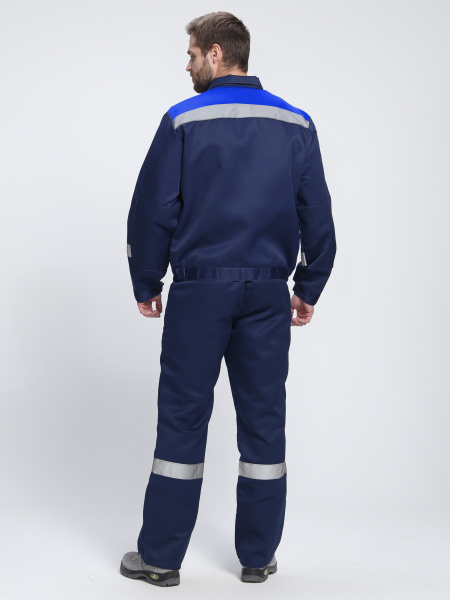 Костюм "Лигор-2" СОП У. (тк.Смесовая,210) п/к, т.синий/васильковый